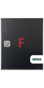 Black Glass Decorative Fire Box