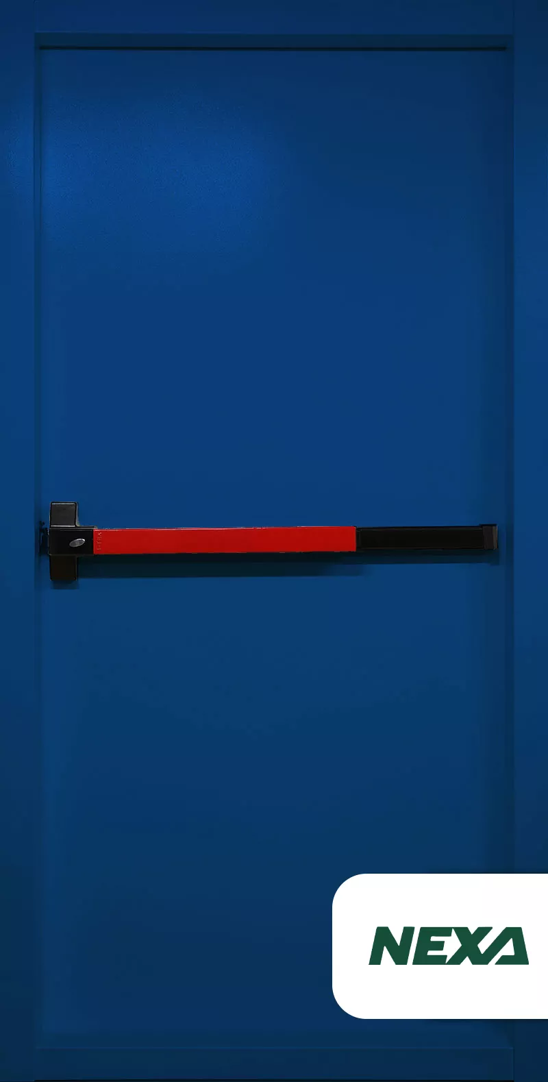 33 Blue Staircase Fire-Rated Door - Image 1